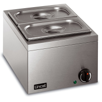 Countertop Bain Marie | Electric Wet Heat Bain Marie | Food Warmer with 2x1/4 GN Dishes | Lincat LBMW
