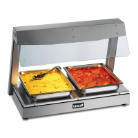 Commercial Heated Display with Gantry | Food Warmer | 2 x 1/1 GN Capacity | Lincat LD2