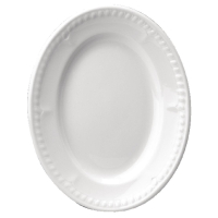 Oval Platter | White Porcelain Serving Plate | Restaurant Tableware | Churchill Buckingham M528