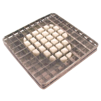 Commercial Potato Chipper Blade & Pusher | Chip Cutter Blade | 10 x 10mm Replacement Part | Tellier N659