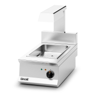 Electric Countertop Chip Scuttle | Commercial Chip Warmer | Heat Lamp | Lincat OE8109