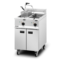 Electric Twin Tank Commercial Fryer | Free Standing Fryer | Pumped Filtration | Lincat OE8113_OP