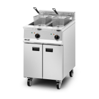 Commercial Electric Twin Tank Fryer | Freestanding Deep Fat Fryer | 2 Baskets | Lincat OE8113