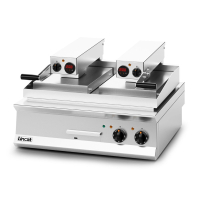 Commercial Electric Clam Griddle | Countertop Contact Grill | Flat & Ribbed Plates | Lincat OE8210_FR