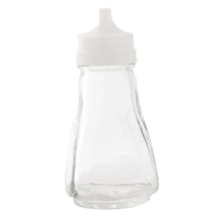 Glass Salt Shaker | Tabletop Condiment Pot | Restaurant Salt Dispenser | Utopia P232
