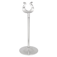 Table Number Stand | Menu Holder | Stainless Steel 100mm | P342