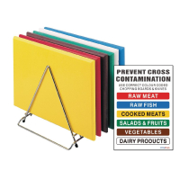 Commercial Chopping Board Set | High Density Cutting Boards | Standard Set | Hygiplas S237