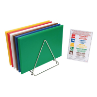 Extra Thick High Density Chopping Board Set | Professional Cutting Boards | Commercial Kitchen | Hygiplas S239