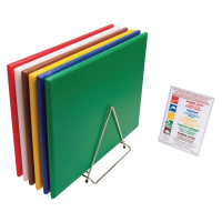High Density Chopping Board Set | Extra Large Cutting Boards | HACCP Color-Coded Kitchen Boards | Hygiplas S242
