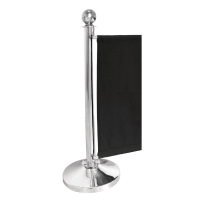 Stainless Steel Ball Top Barrier Post | Crowd Control Post | Queue Management | Bolero S651