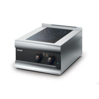 Commercial Induction Hob | Electric Countertop Hob | 2 Zone Cooking | Lincat SLI21