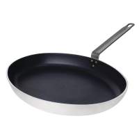 Oval Frying Pan | Non-Stick Aluminium Cookware | 360mm | Vogue T357