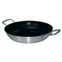 Paella Pan | Non-Stick Aluminium Cookware | 450mm Diameter | Vogue T369
