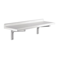 Polypropylene Wall Shelf | Commercial Kitchen Storage Shelf | 910mm | Cambro T573