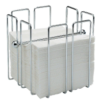 Napkin Holder with Weight | Stainless Steel Dispenser | 190 x 190mm | Olympia T763