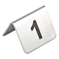 Stainless Steel Table Numbers | Table Reserved Signs | Numbers 21-30 | Olympia U048