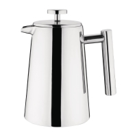Insulated Stainless Steel Cafetiere | French Press Coffee Maker | 6 Cup Capacity | Olympia U073