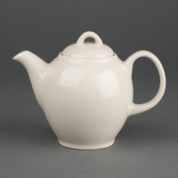 Ceramic Teapot | Ivory Teapot | 425ml/15oz Capacity | Olympia U139