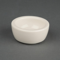 Butter Dish | Ivory Porcelain Tableware | 56mm Diameter | Olympia U151