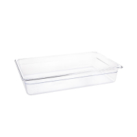 Polycarbonate Gastronorm Container | GN 1/1 | 100mm Deep | Clear | Vogue U225