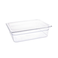 Polycarbonate Gastronorm Container | 1/2 GN Container | 100mm Deep Clear | Vogue U229