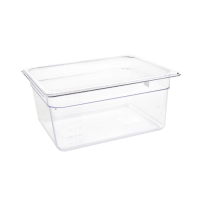 Polycarbonate 1/2 Gastronorm Container | GN Pan | 150mm Deep Clear | Vogue U230