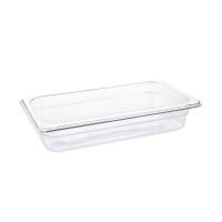 Polycarbonate Gastronorm Container | 1/3 GN Container | 65mm Deep Clear | Vogue U232