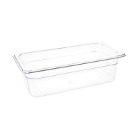 Polycarbonate Gastronorm Container | 1/3 GN Container | 100mm Deep Clear | Vogue U233
