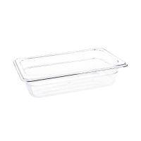 Polycarbonate Gastronorm Container | 1/4 GN Container | 65mm Deep Clear | Vogue U236
