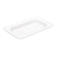 Polycarbonate Gastronorm Lid | 1/9 GN Container Cover | Clear Transparent | Vogue U249
