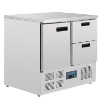 Commercial 2 Drawer Counter Fridge | Undercounter Refrigerator | 240 Litre Capacity | Polar U637