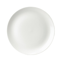 Coupe Plates | Round Dinner Plates | White 217mm | Churchill Evolve U714