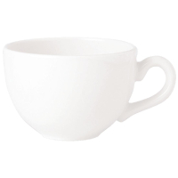 Low Empire Cup | White Porcelain Cup | 340ml Capacity | Steelite Simplicity V0037