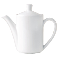 Coffee Pot | White Porcelain Coffee Server | 312ml Capacity | Steelite Monaco V7435