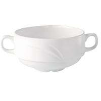 Handled Soup Bowls | Porcelain Soup Bowls | 284ml Capacity | Steelite Alvo V8770