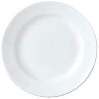 White Harmony Plates | Round Porcelain Plates | 165mm Diameter | Steelite Simplicity V9254