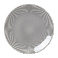 Gourmet Coupe Plates | Grey Ceramic Dinnerware | 280mm Pack of 6 | Steelite Willow Mist VV1796