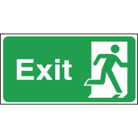 LED Exit Sign | Emergency Exit Light | Ceiling or Wall Mount | Buffalo W308