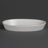 Oval Sole Dish | White Porcelain Serving Plate | 195 x 110mm | Olympia W418