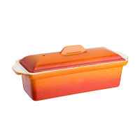 Pate Terrine Mould | Orange Terrine Pan | 1.7 Litre Capacity | Vogue W456