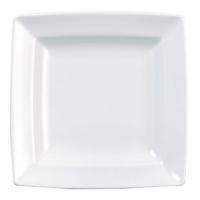 Square Pasta Bowls | Energy Collection Dinnerware | 26.6cm White Ceramic | Churchill Alchemy W580