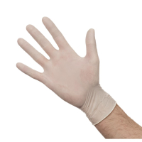 Powdered Latex Gloves Extra Large | Disposable Catering Gloves | Pack of 100 | A228-XL
