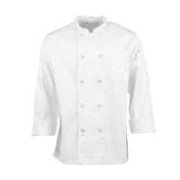 Commercial Chef Jacket | Unisex Le Mans Chef Coat | White | Chef Works A371-S