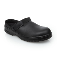 Commercial Safety Clogs | Slipbuster Lite Unisex Work Shoes | Black Size 42 | Slipbuster A813-42