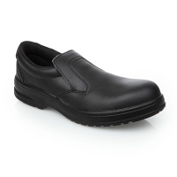 Commercial Slip On Safety Shoes | Slipbuster Lite | Black | Size 42 | Slip Resistant Footwear | Slipbuster A845-42