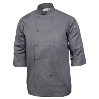 Commercial Chef Jacket | Unisex Kitchen Uniform | Grey | Chef Works A934-S