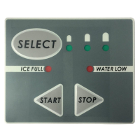 Polar AG096 Operation Panel Sticker for Ice Maker Replacement Spare Part (Fits G620)