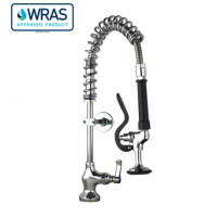 Commercial Pre-Rinse Spray | Kitchen Spray Tap | Stainless Steel | AquaJet AJPR10-SS-BFO-S
