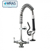 Commercial Pre-Rinse Spray | Kitchen Pre-Wash Unit | Stainless Steel | AquaJet AJPR20-SS-BFO-S