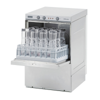 Commercial Undercounter Glasswasher | Bar Glasswasher | 350mm Basket with Drain Pump | Amika AMH35D